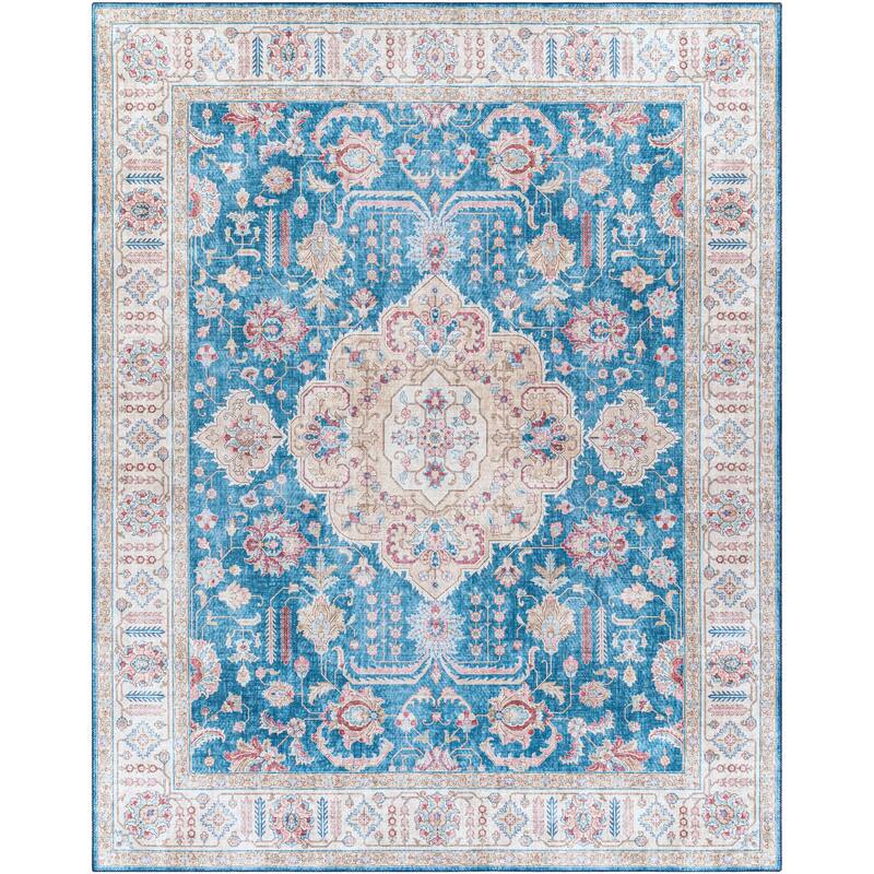 Livabliss Nydia Traditional Medallion Printed Area Rug