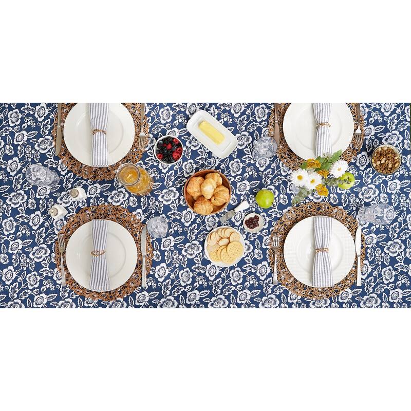 DII Garden Floral Print Outdoor Tablecloths