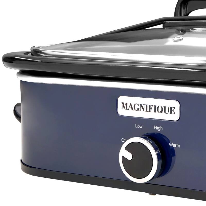 Magnifique 4-Quart Slow Cooker with Casserole Manual Warm Setting