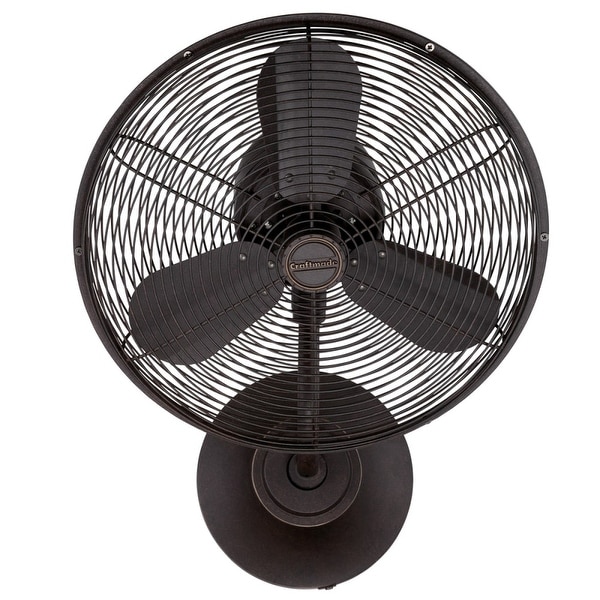 Craftmade BW116AG3-HW Bellows I 16" Indoor Indoor / Outdoor Hard Wired Wall Fan - Aged Bronze