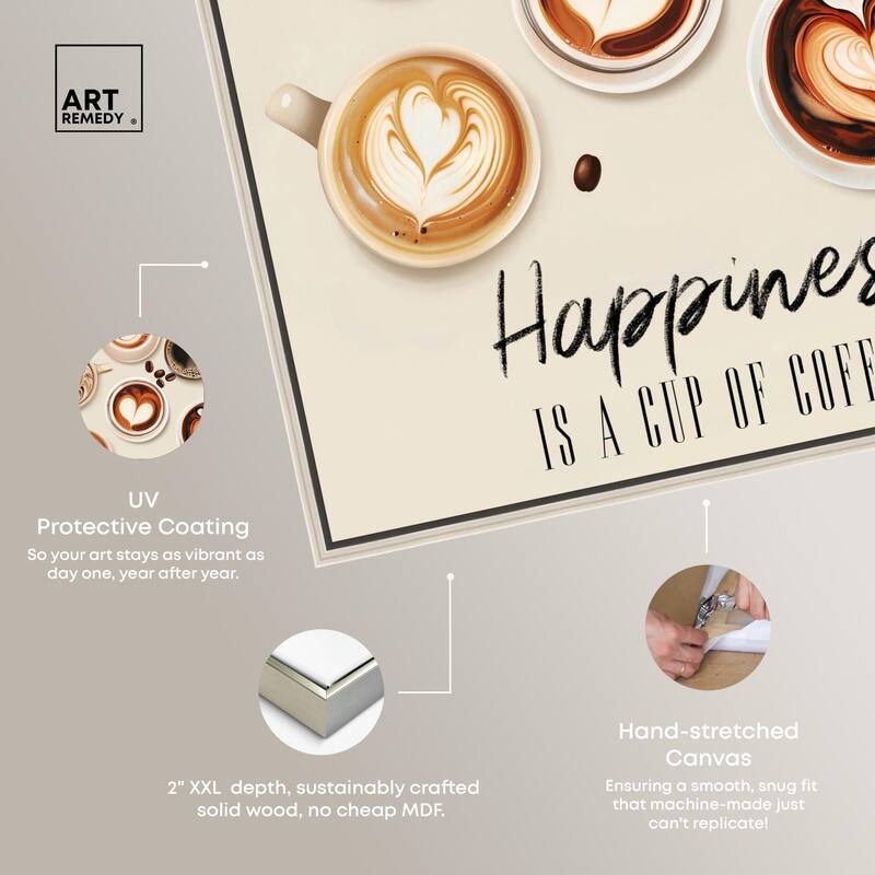 68945 Coffee Cup Collection Canvas by Art Remedy