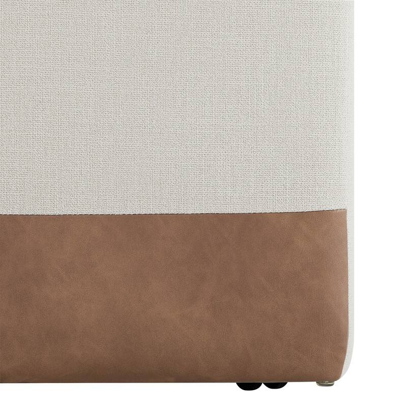 Spruce & Spring Charlotte Upholstered Dining Chairs with Casters Set of 2