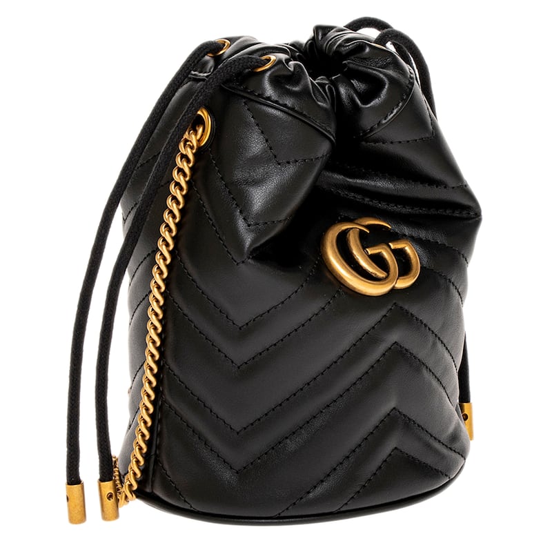 Gucci Small GG Marmont Bucket Bag