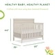 preview thumbnail 3 of 4, SweetPea Baby Bayfield Convertible Crib - Glazed Brush White