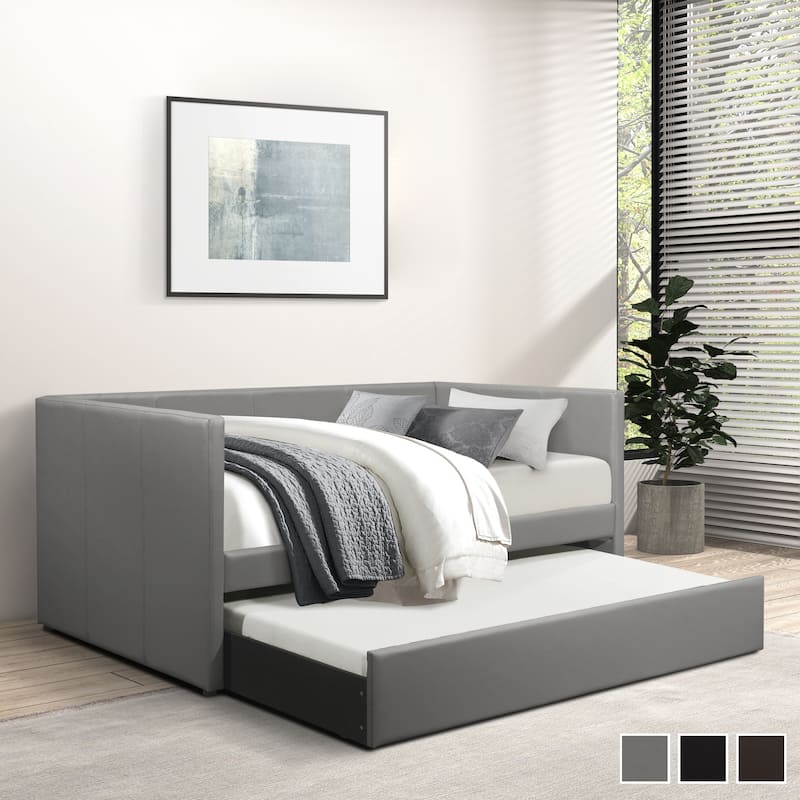 Elon Upholstered Daybed with Trundle