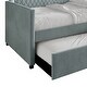 preview thumbnail 11 of 16, CraftPorch Contemporary Velvet Upholstered Daybed with Trundle