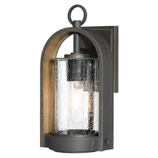 The Great Outdoors Kamstra Single Light 13-1/2" Tall Outdoor Wall