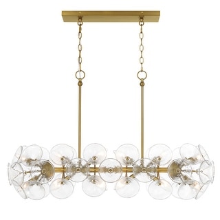 Minka Lavery 3659 Winter 12 Light 39" Wide Linear Chandelier