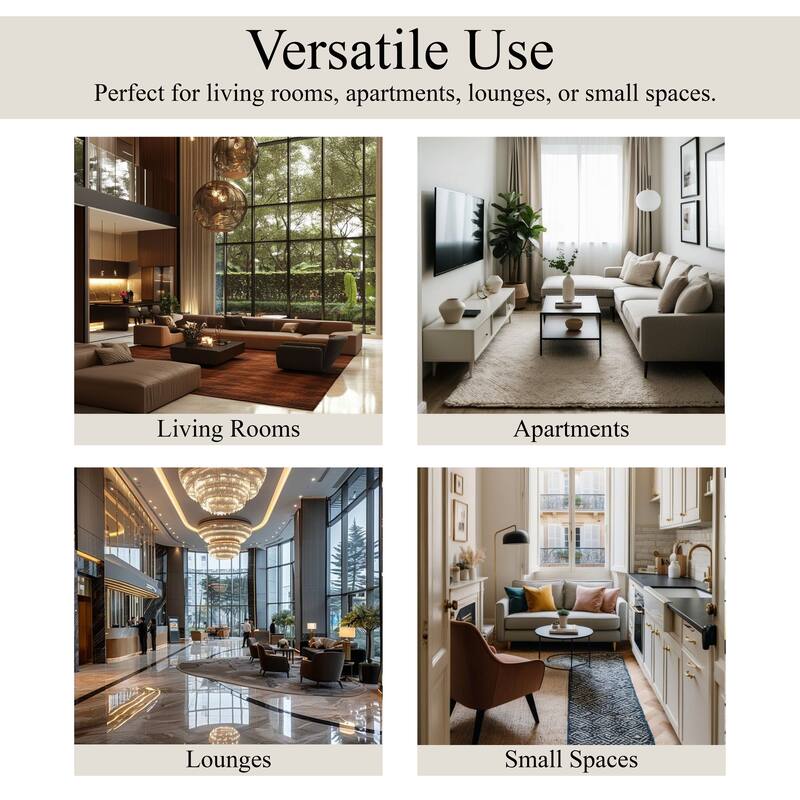 CraftPorch Minimalist 3- Pieces Coffee Table Set