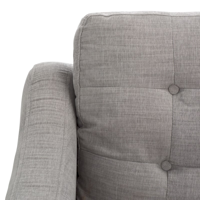 SAFAVIEH Couture Nathaniel Tufted Back 3 Seater Sofa - 77"W x 32"D x 34"H