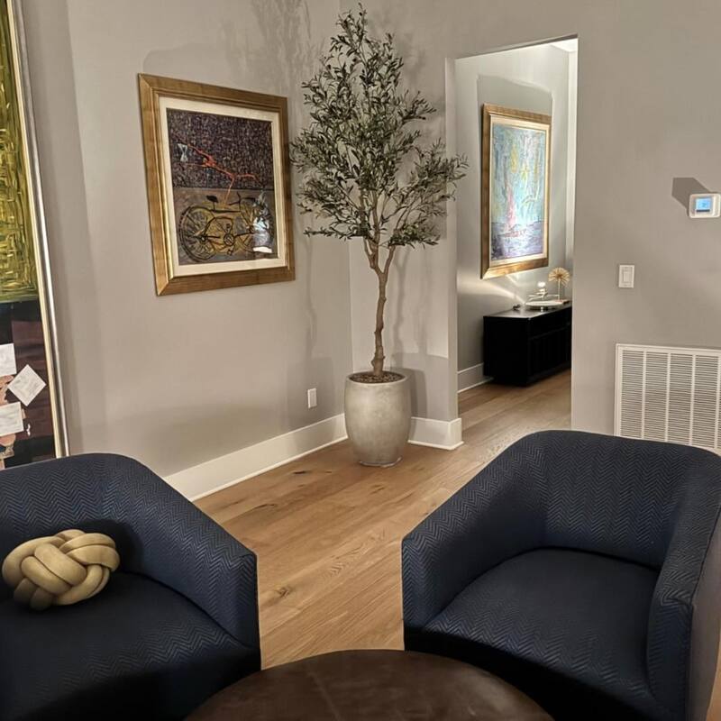 Artificial Olive Tree Indoor, 7FT Tall Fake Plants for Office Decor