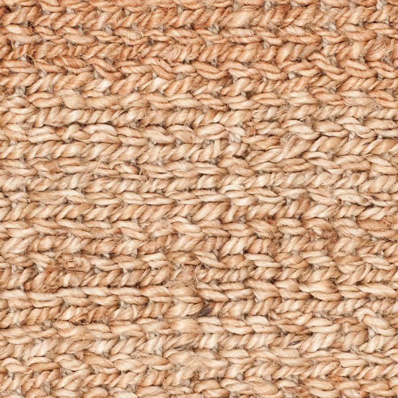 SAFAVIEH, Handmade Natural Fiber Valery Casual Solid Jute Rug