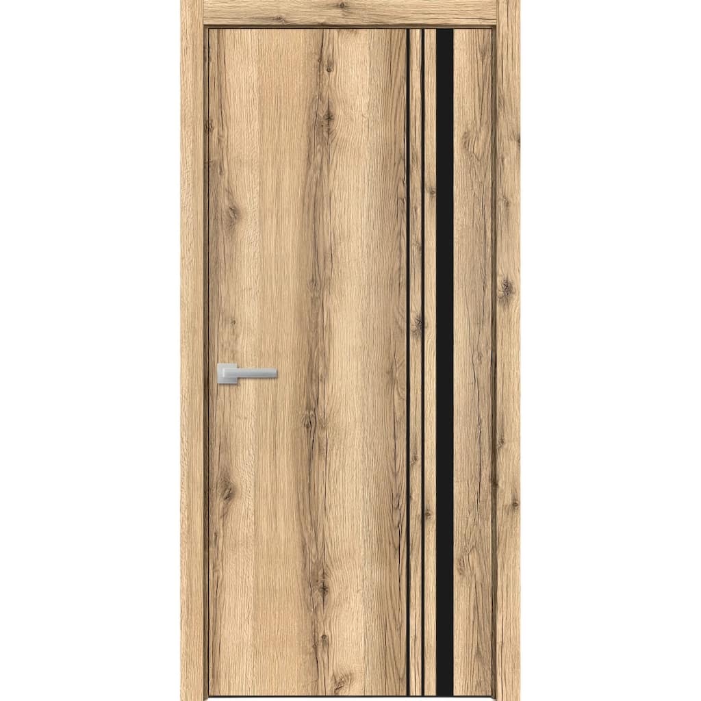 Solid French Door 18 x 80 Planum 0011 Oak with| Bathroom