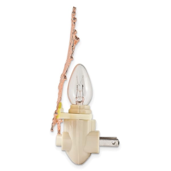 Rose Gold Dipped Real Sugar Maple Leaf Nightlight Rose Gold Dipped Real Sugar Maple Leaf Nightlight