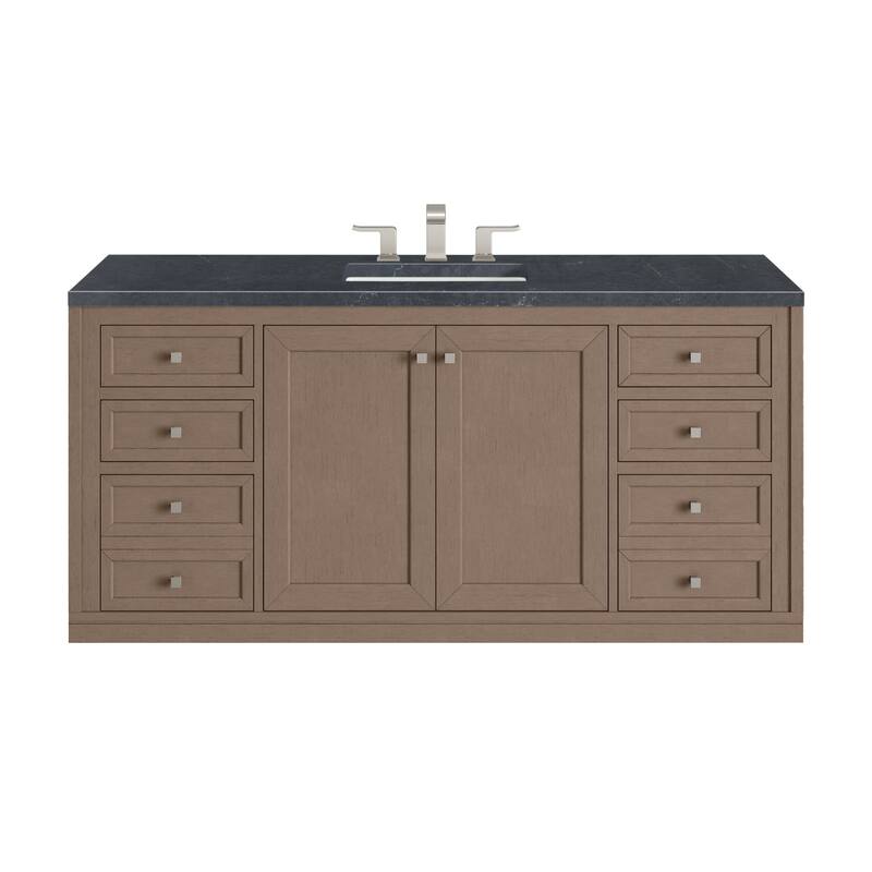 Chicago 60" Single Vanity, Walnut Whisper