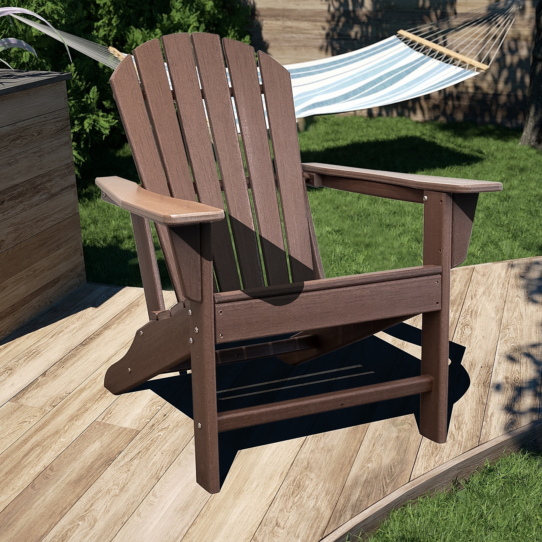 HDPE Resin Wood Adirondack Chair Patio Chairs Lawn Chair Weather