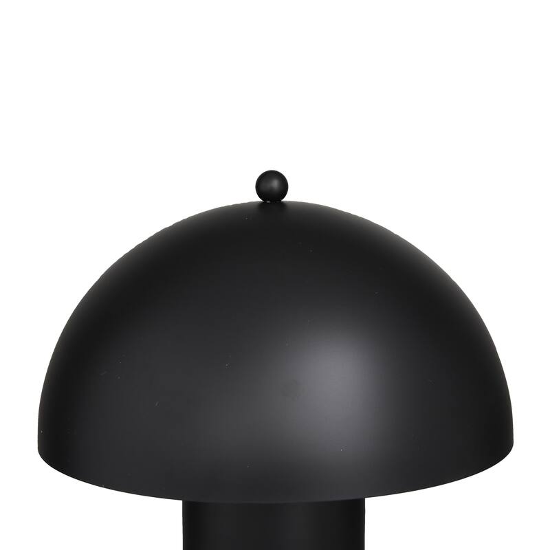 Metal Room Accent Lamp with Dome Shade - Gold & Black - Roche River Decor
