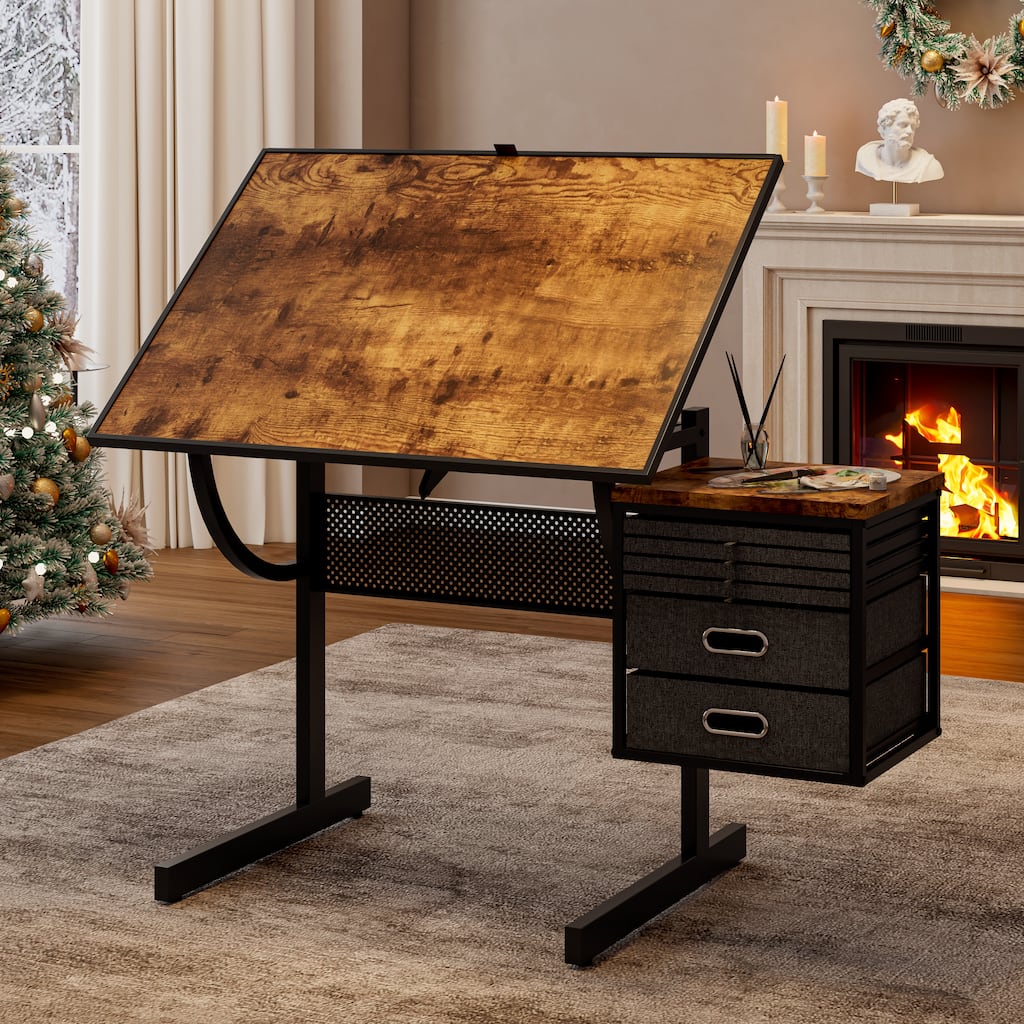 1500 pieces Jigsaw Puzzle metal Table board for adults gift with 4 trays and 2 Storage drawers