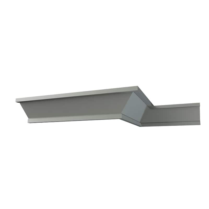 6"H x 6"P x 8 3/8"F x 94 1/2"L Darcy Crown Moulding - 1-Pack