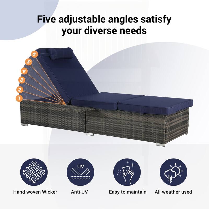 Outstanding Outdoor Chaise Lounge Chair Set for Relaxation and Leisure