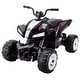 preview thumbnail 15 of 26, 24V 4WD Kids Electric ATV with Big Battery, Music Player, Full Metal Suspension, and Soft Brake for Safe Riding Black
