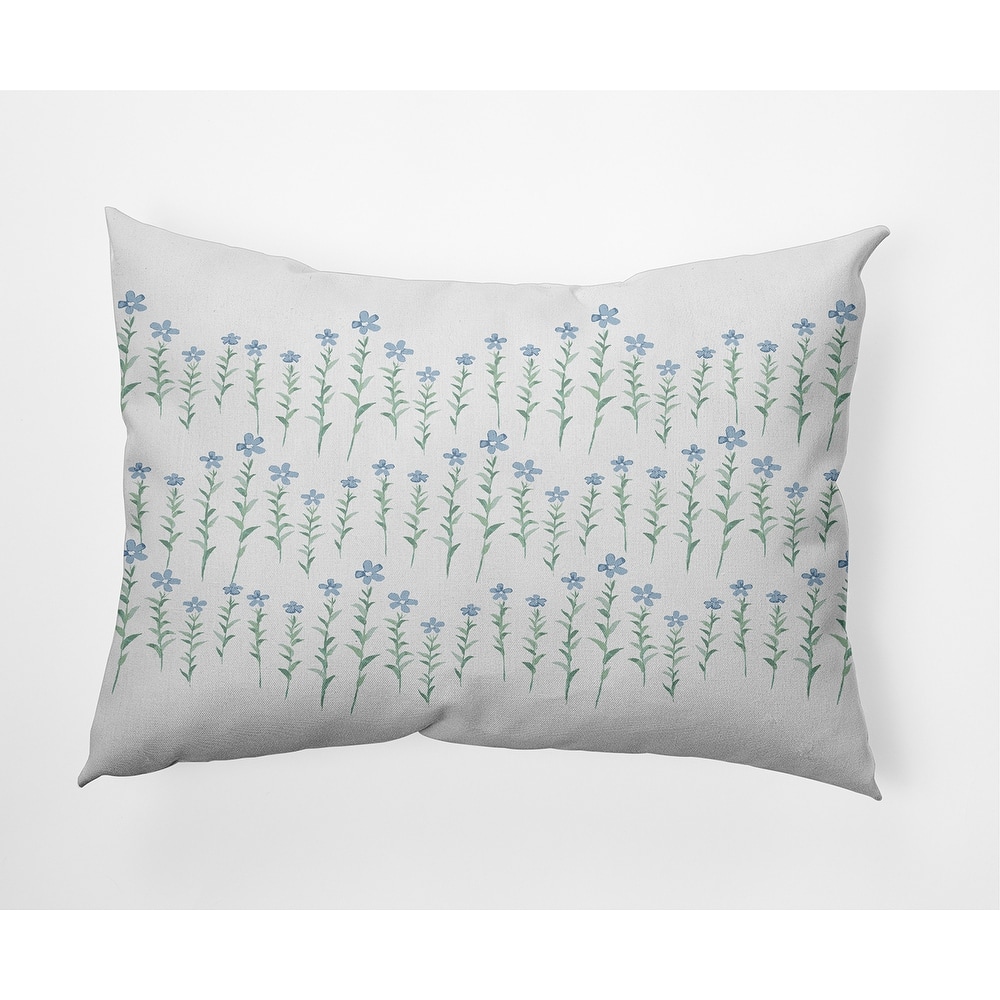 Periwinkle Stripe Outdoor Pillow
