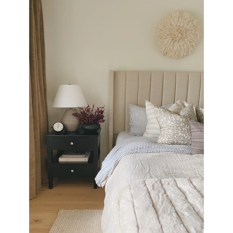 SAFAVIEH Terri Two Drawer White Nightstand