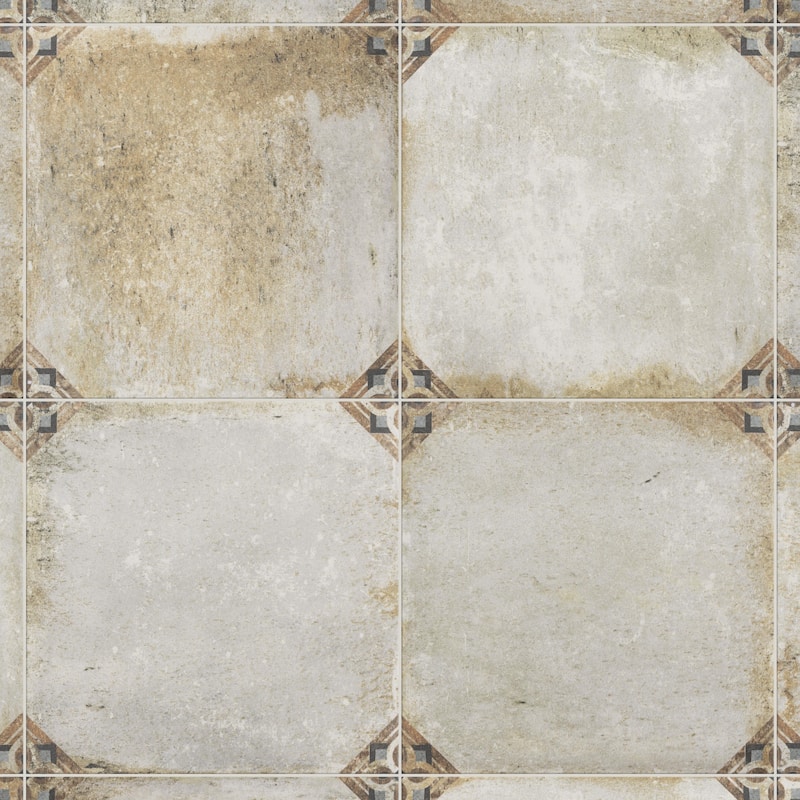 Merola Tile D'Anticatto Decor Savona 8-3/4" x 8-3/4" Porcelain Floor and Wall Tile - Case (20 Tiles)