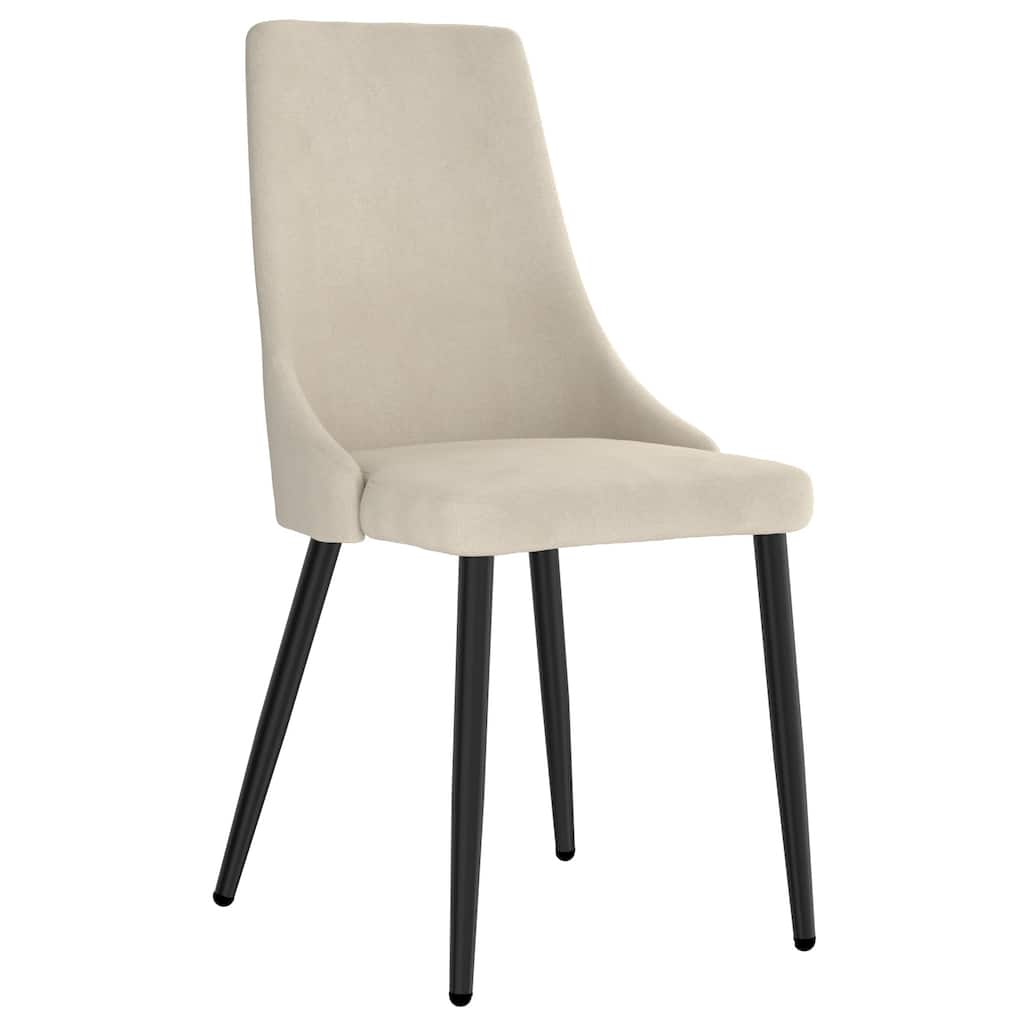Textured Side Chair - 36.75" - Beige and Black