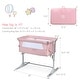 preview thumbnail 10 of 39, Babyjoy Portable Baby Bed Side Sleeper Infant Travel Crib W/Carrying - See Details