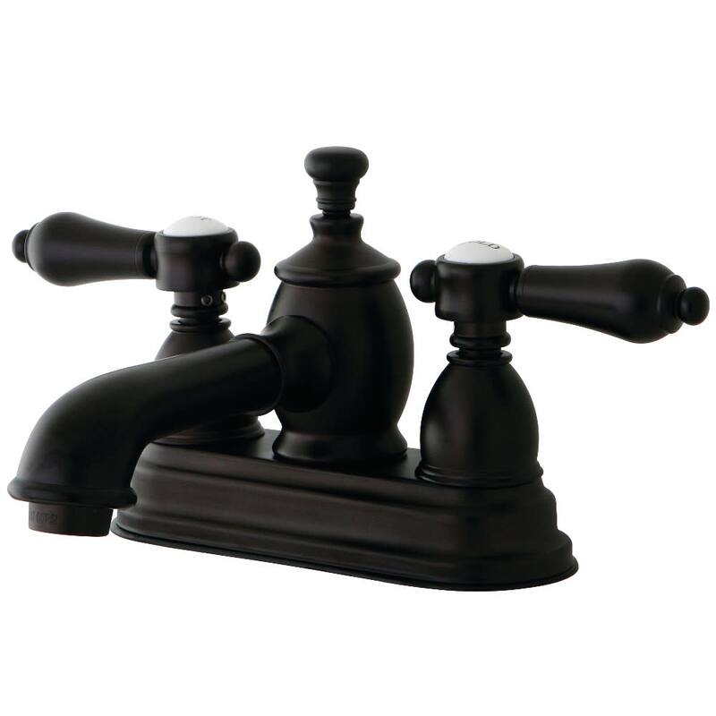 Kingston Brass Heirloom 1.2 GPM Centerset Bathroom Faucet with Pop-Up - Oil Rubbed Bronze