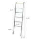 preview thumbnail 13 of 17, Yamazaki Home Leaning Storage Ladder - Two Styles, Steel, Ladder, Holds 13.2 lbs - L 9.45 x W 17.72 x H 62.99 inches