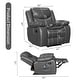 preview thumbnail 29 of 27, Wide Seat Durable Leather Massage and Heat Recliner