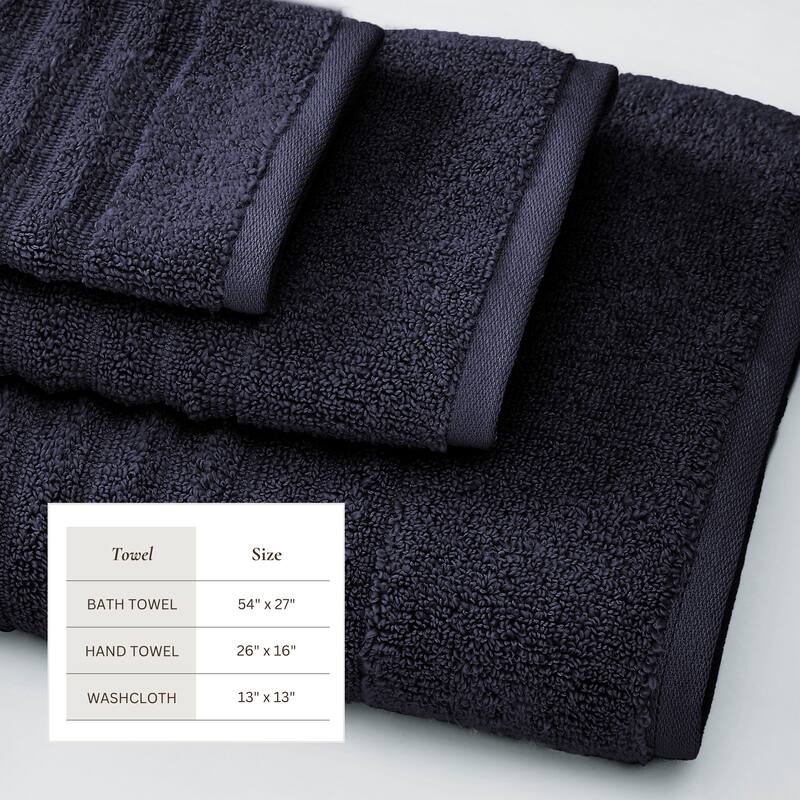 Linery & Co. Combed Cotton Bath Towel Set