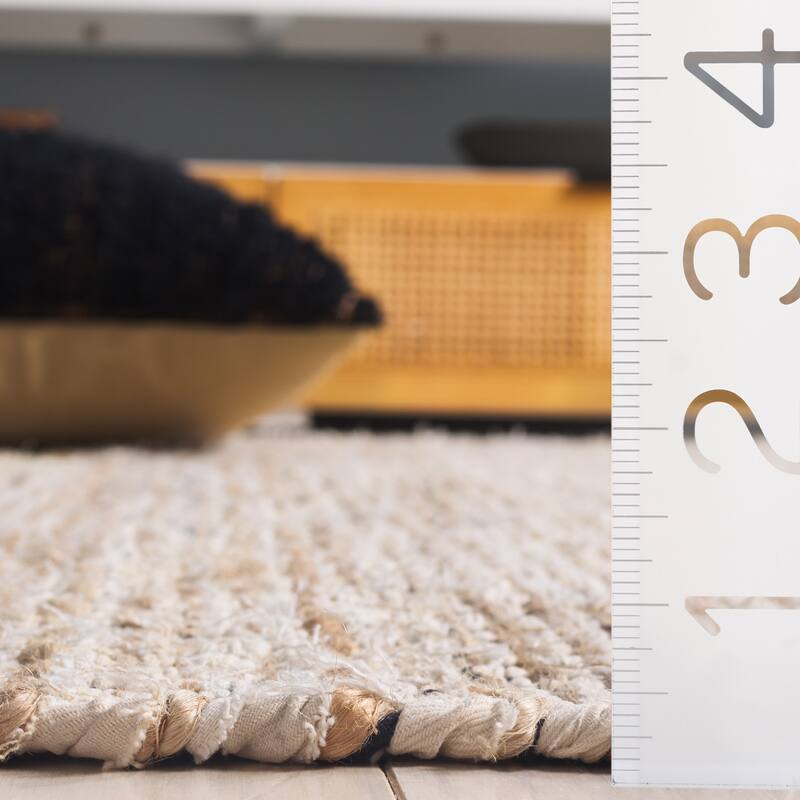 SAFAVIEH Handmade Cape Matsje Cod Denim & Jute Rug