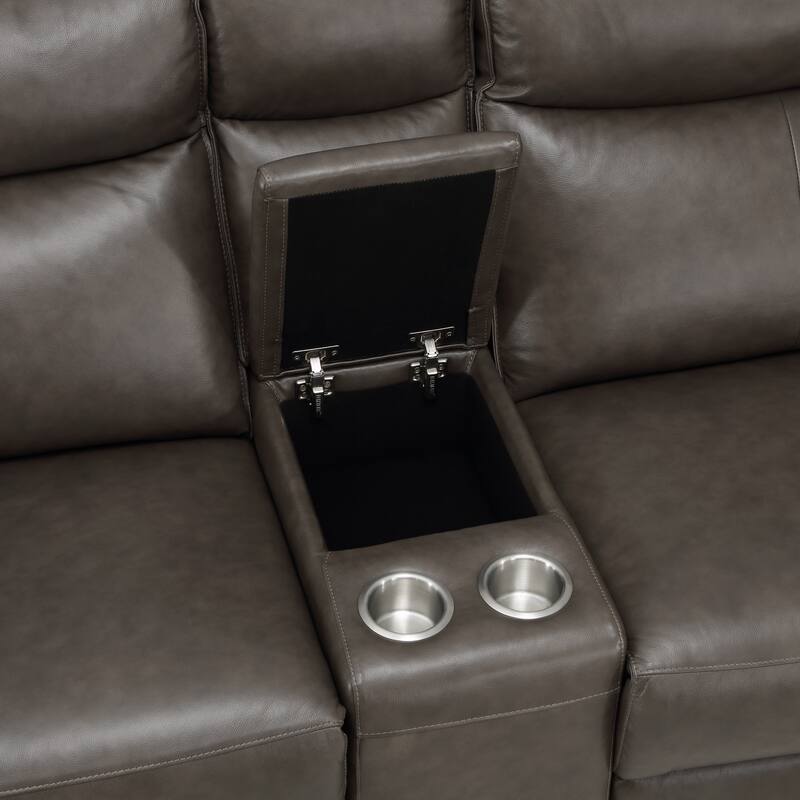 Blythe Power Double Reclining Loveseat with Console