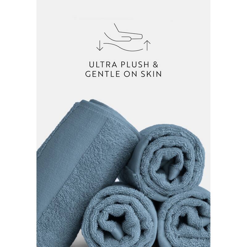 Becky Cameron 4-Piece Ultra Soft Cotton Hand Towel Set