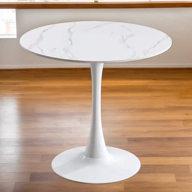 Versatile Modern Round Dining Table with Sturdy Construction and Stylish Design