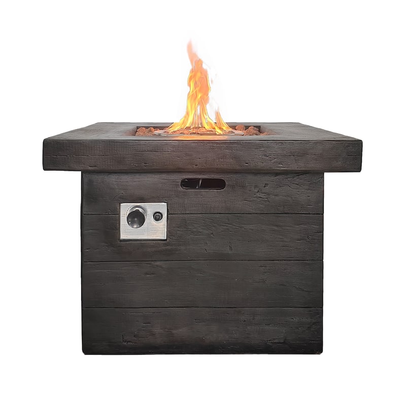 Smokeless Propane Gas Fire Pit - Fireplace for Outdoor Heating - Multi