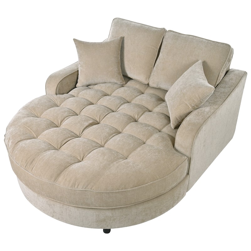 Modern Oversized Chaise Lounge Sofa Bed by Harper & Bright Designs