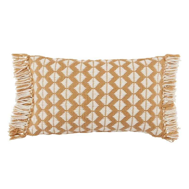 Cerulean Geometric Indoor/ Outdoor Lumbar Pillow