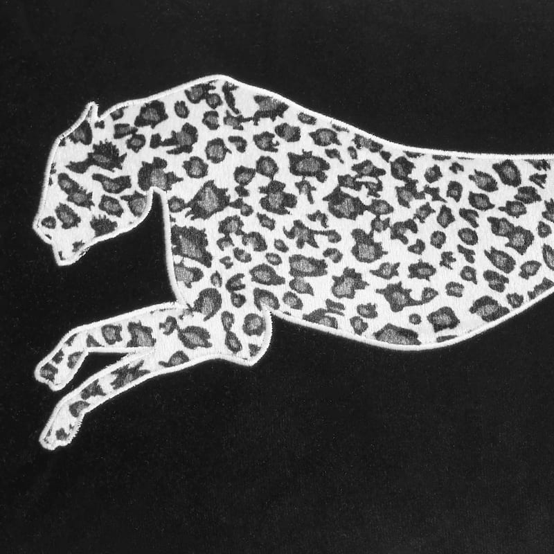 Juicy Couture Velvet Cheetah Pillow 14" x 24"