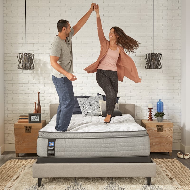 Sealy Posturepedic Spring Reed 15-inch Soft Euro Pillow Top Mattress