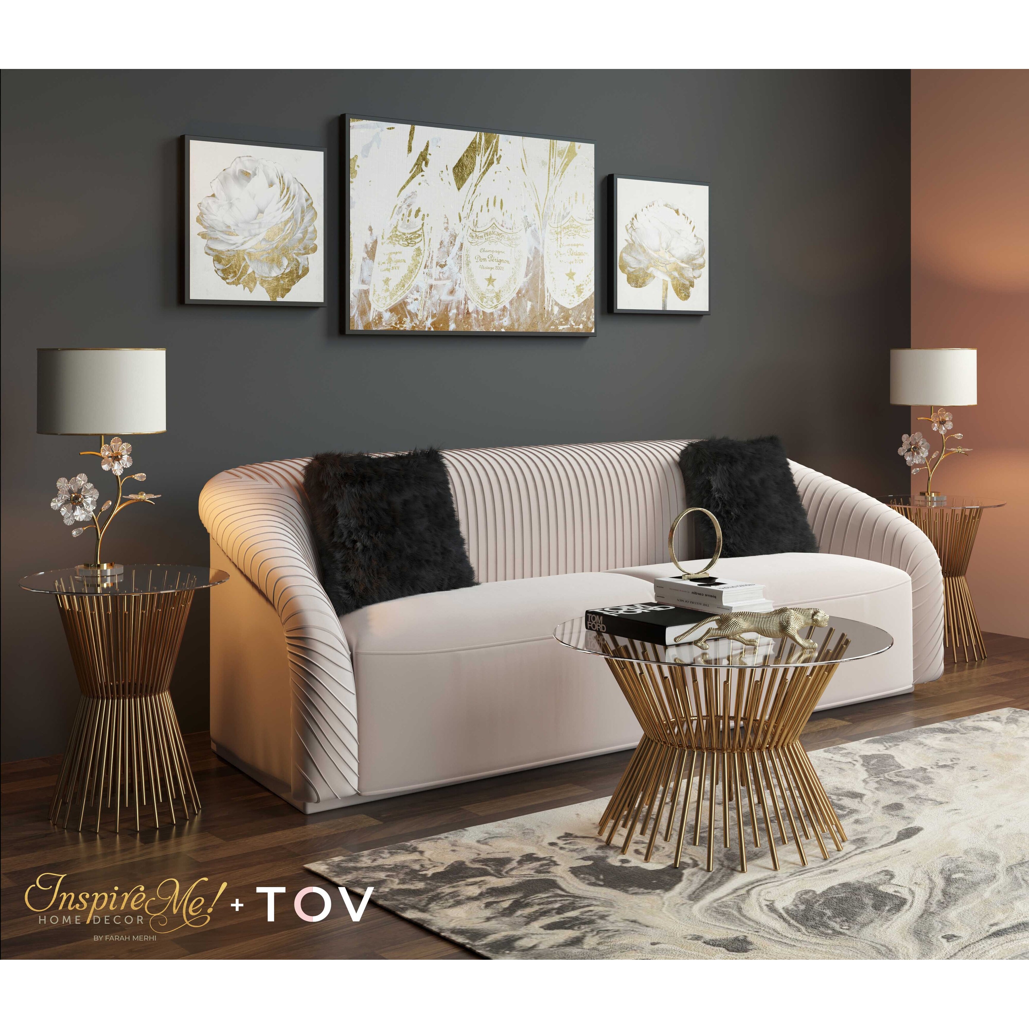 Shop Grace Glass Coffee Table From Inspire Me Home Decor
