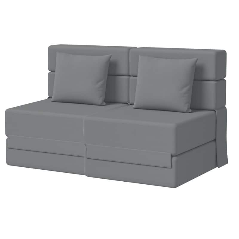 Convertible Compression Corduroy Sectional Sofa (Set of 2)