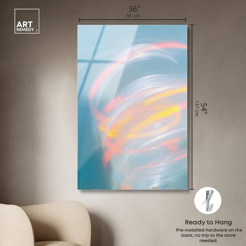 Swirling Light I Acrylic by Art Remedy, Ready to Hang