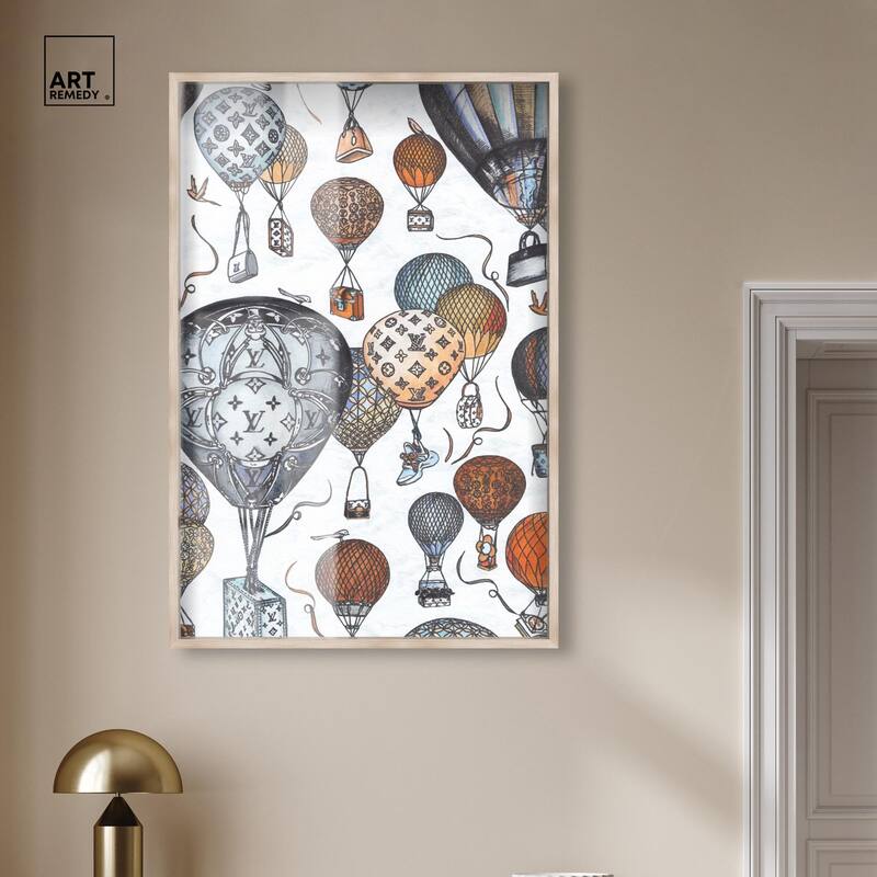 Doll Memories - Fashion Balloons Shadowbox by Art Remedy