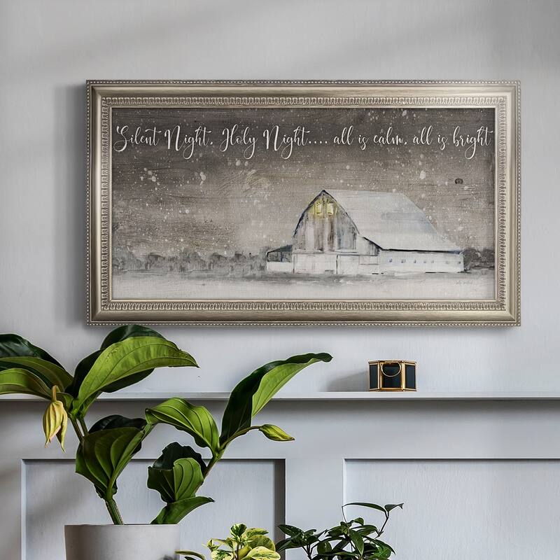 Silent Night Premium Framed Canvas- Ready to Hang