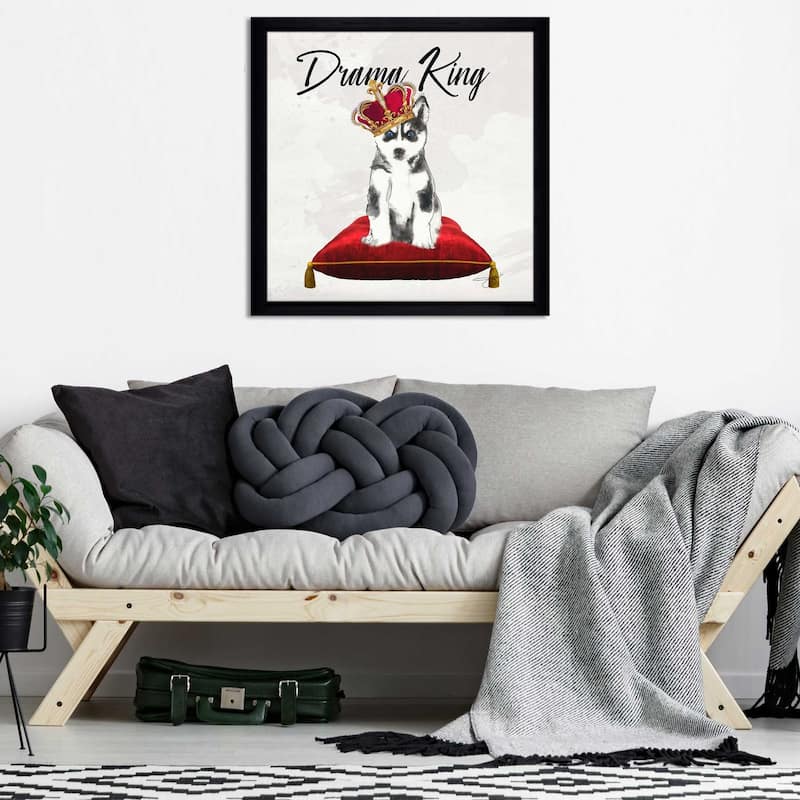 "Drama King Husky" by Jodi Print on Acrylic