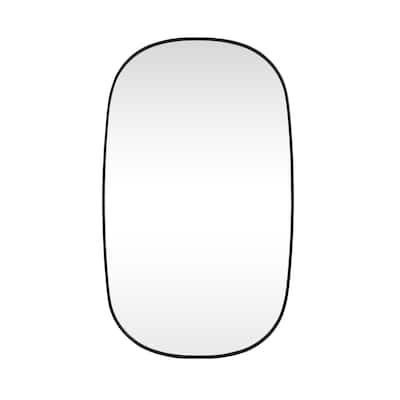 Indigo Home Metal Frame Oval Mirror 36x60 Inch